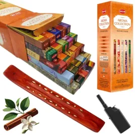 kadzidelka-zapachowe-hem-25-aromatow-200-sztuk-podstawka-zapalarka