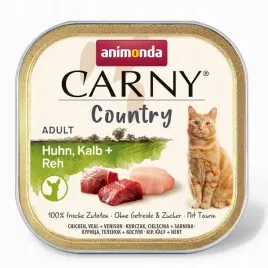 mokra-karma-dla-kota-animonda-carny-country-cielecina-kurczak-sarna-100g