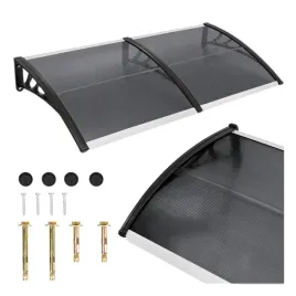 daszek-nad-drzwi-200x100cm-szary-zadaszenielukowy-poliweglan-balkon-okno-uv