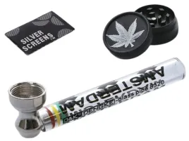 zestaw-fajka-lufka-szklana-mlynek-grinder-sitka