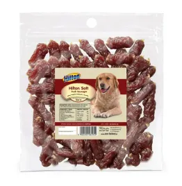 hilton-przysmak-dla-psa-miekkie-kielbaski-z-kaczka-500g