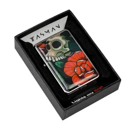 zapalniczka-benzynowa-tasman-metalowa-w-pudelku-czaszka-i-roza