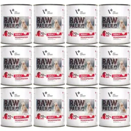 mokra-karma-dla-psow-vetexpert-raw-paleo-wolowina-adult-can-12x800g