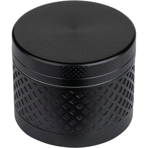 GRINDER CRUSHER MŁYNEK DO MIELENIA ZIÓŁ CBD SUSZU 4cm 3części ZORR CZARNY