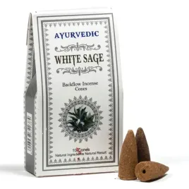 kadzidelka-stozkowe-ayurvedic-stozki-zapachowe-10-sztuk-biala-szalwia