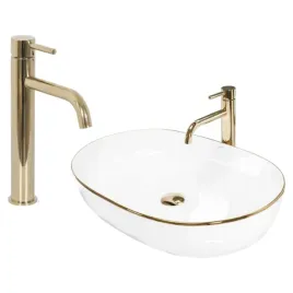 zestaw-umywalka-nablatowa-owalna-cleo-gold-edge-zlota-bateria-lungo-rea