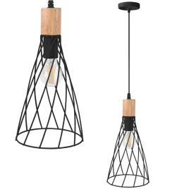 lampa-sufitowa-wiszaca-czarna-rustykalna-drewno-metal-boho-e27
