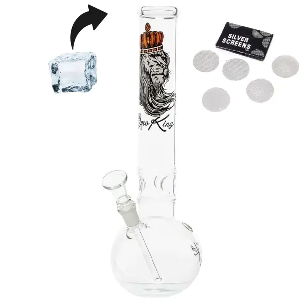 BONGO LODOWE SZKLANE FAJKA WODNA AMSTERDAM SmoKing 30cm ze sprzęgłem