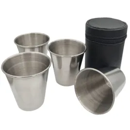 kubeczki-turystyczne-kieliszki-kubki-stalowe-metalowe-z-etui-160ml-4-sztuki