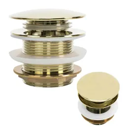 korek-wannowy-uniwersalny-klik-klak-zloty-polysk-okragly-bez-przelewu-rea