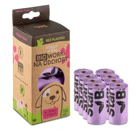 worki-na-odchody-dla-psa-biodegradowalne-starchbag-bioworki-8x15szt-liliowe