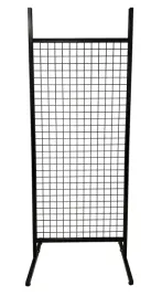 stojak-ekspozytor-towaru-czarny-pod-haki-krata-stender-mobilny