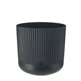 doniczka-plastikowa-z-podstawka-oslonka-nostalgia-14-cm-antracyt-prazkowana