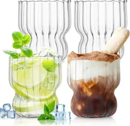 szklanki-do-kawy-napojow-drinkow-zestaw-4-sztuk-zlobione-wysokie-grube