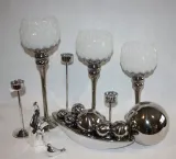 kula-dekoracyjna-polnix-srebrna-metalowa-chrom-ozdoba-do-salonu-15-cm-stan-nowy