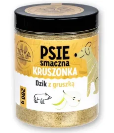 przysmaki-dla-psa-zoya-kruszonka-dzik-z-gruszka-200g-posypka-dla-psa