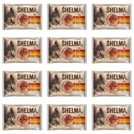 mokra-karma-dla-kota-shelma-kurczakwolowinakaczkaindyk-saszet-48x85g