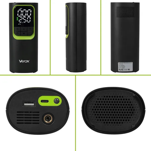 kompresor-samochodowy-elektryczny-pompka-rowerowa-8000mah-powerbank-vayox-marka-vayox-cisnienie-maksymalne-10-3-bar
