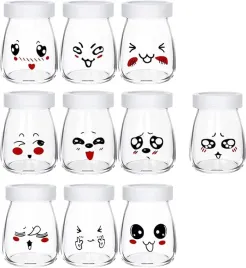 10-malych-sloikow-z-pokrywka-do-jogurtu-na-desery