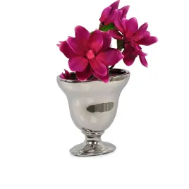 wazon-ceramiczny-srebrny-kielich-plaski-puchar-h15