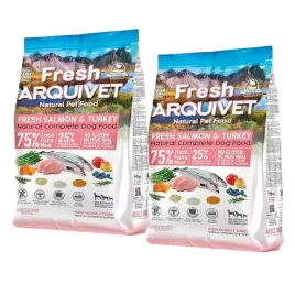 karma-dla-psa-polwilgotna-arquivet-fresh-losos-indyk-2x25kg