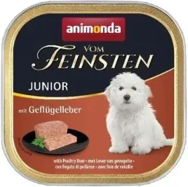 mokra-karma-dla-psa-animonda-vom-feinsten-junior-watrobka-drobiowa-150g