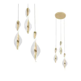 lampa-sufitowa-wiszaca-led-zlota-biala-spirala-3-punkty-swiatla-nowoczesna