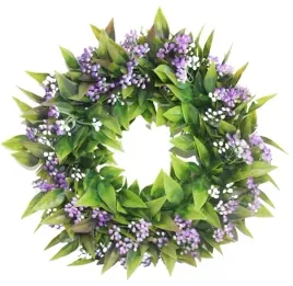 wianek-dekoracyjny-z-jarzebinkami-fiolet-32-cm