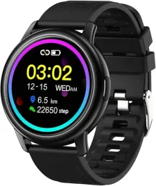 smartwatch-okragly-bluetooth-android-ios-wodoszczelny-model-s27d-czarny