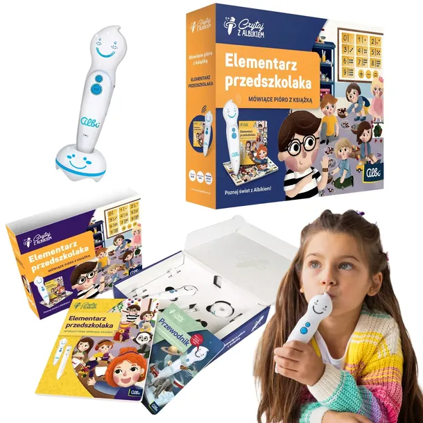 Czytaj z Albikiem Zestaw Elementarz przedszkolaka 3+ Praca zbiorowa
