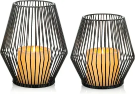 zestaw-2-swiecznikow-latarnia-metalowy-swiecznik