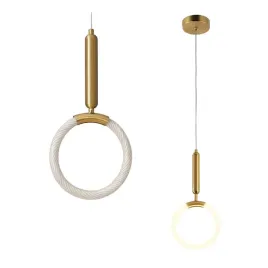 lampa-sufitowa-wiszaca-led-zlota-szczotkowana-okragla-glamour-lhj058-cp1-c