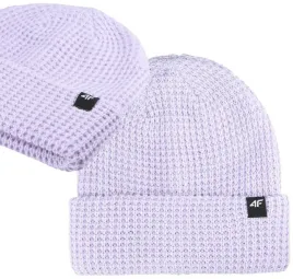 czapka-zimowa-damska-4f-beanie-ciepla-knitted-uniwersalny-rozm