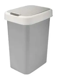 kosz-uchylny-valor-25-l-na-smieci-szary-jasny-waski-2-sposoby-otwierania