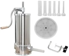 nadziewarka-do-kielbas-pionowa-5kg-stal-nierdzewna-maszynka-szpryca
