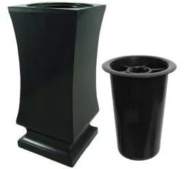 wazon-kwadrat-nagrobny-czarny-ciezki-wazony-nagrobne-kwadratowy-28cm