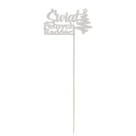 bialy-topper-swiat-pelnych-radosci-napis-na-piku-dodatek-do-upominkow