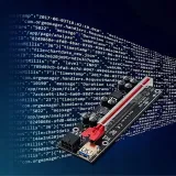 riser-pci-e-1x-16x-qoltec-adapter-usb-3-0-6-pin-do-podlaczenia-zasilania-stan-powystawowy-stan-opakowania-otwarte