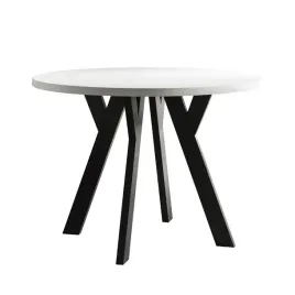 okragly-stol-rozkladany-volta-matt-nogi-czarne-blat-bialy-mat