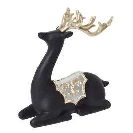 renifer-jelen-czarny-matowy-ze-zlotym-zdobieniem-swieta-decodomi