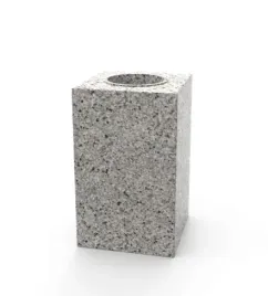wazon-granitowy-nagrobny-na-cmentarz-szary-28cm-kwadratowy-jak-strzegom