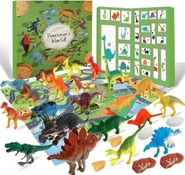 kalendarz-adwentowy-swiateczny-dla-dzieci-24-dinozaury-kolejka-akcesoria
