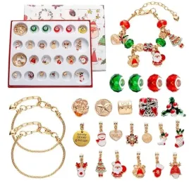 kalendarz-adwentowy-bransoletka-bizuteria-prezent-zloty-zawieszki-diy-24szt