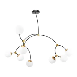 lampa-sufitowa-wiszaca-czarno-zlota-szklane-biale-kule-elegancka-8x-g9