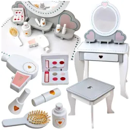 toaletka-dziecieca-doris-duza-drewniana-z-taboretem-dla-dziewczynki