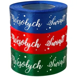 swiateczne-wstazki-25mm-23m-niebieski-czerwony-zielony-wesolych-swiat