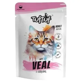 mokra-karma-dla-kota-tuf-tuf-saszetka-mielonka-z-cielecina-100g