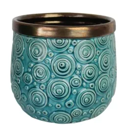 doniczka-oslonka-turkus-zlota-o16-decodomi