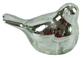ptaszek-ptak-ceramiczny-srebrny-h9