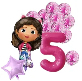 zestaw-balonow-foliowych-5-urodziny-13szt-roz-magenta-impreza-party